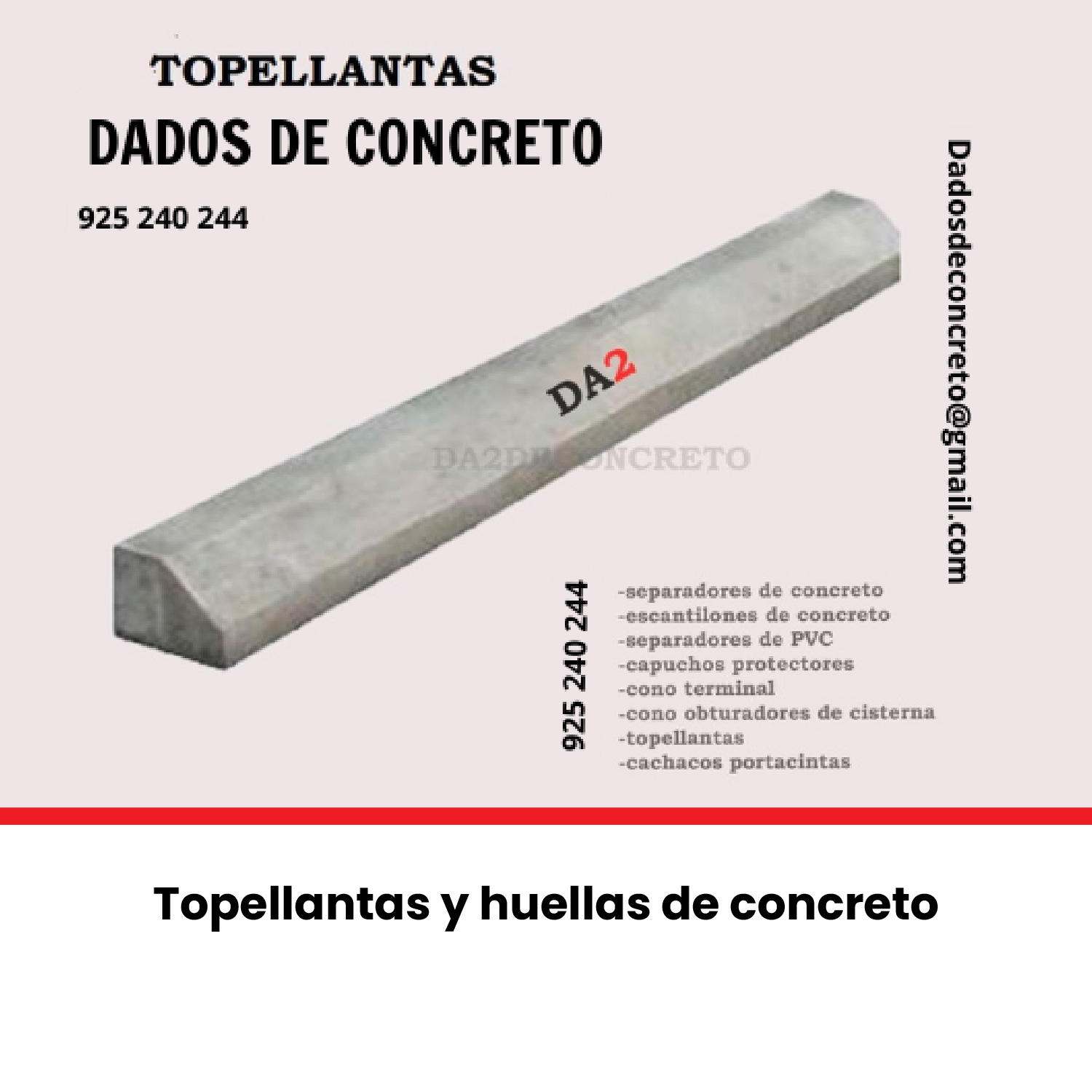 Imagen del producto TOPELLANTAS DE CONCRETO